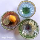 Ceramika i szkło kolorowe szkło,fusing,kolorowe miseczki