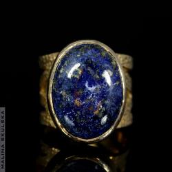 lapis lazuli,efektowny,majestatyczny,regulowany - Pierścionki - Biżuteria