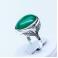 Pierścionki pierścionek,zielony onyks,srebro,biżuteria