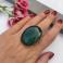 Pierścionki agat zielony,masywny pierścionek