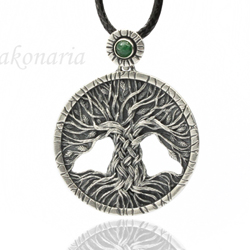 wisior drzewo życia,yggdrasil,celtycki,nordycki - Wisiory - Biżuteria