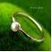 Pierścionki pierścionek srebrny z perłą,klasyczny,elegancki