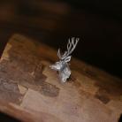 Broszki srebrny jeleń,biżuteria z jeleniem