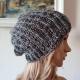 Inne czapka na drutach,rękodzieło,beanie