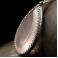 Naszyjniki ekskluzywny srebrny naszyjnik z kwarcem różowym