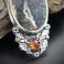 Naszyjniki biżuteria artystyczna,srebrny wisior z jaspisem
