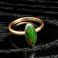 Pierścionki opal,złoty pierścionek,zielony opal szlachetny