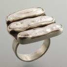 Pierścionki srebrny pierścionek z perłami