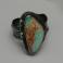 Pierścionki surowy opal,awangardowy pierścień,boulder,fiolet
