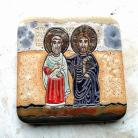 Ceramika i szkło Beata Kmieć,ikona ceramiczna,Jezus