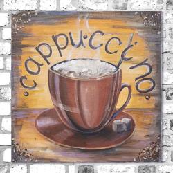 Filiżanka kawy,kawowy,obraz,cappuccino - Obrazy - Wyposażenie wnętrz