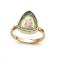Pierścionki turmalin różowy złoty pierścionek,ekskluzywny