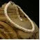 Bransoletki klasyczna bransoletka z białyi perłami,srebro
