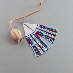 kolczyki indiańskie,etno,kolorowe - Kolczyki - Biżuteria