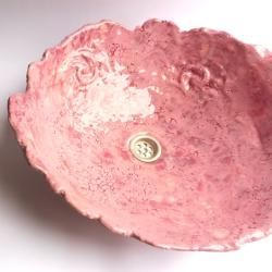 umywalka,umywalka różowa,nablatowa,unikatowa - Ceramika i szkło - Wyposażenie wnętrz