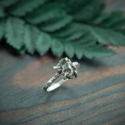 Srebrny pierścionek z meteorytem Campo del Cielo - Pierścionki - Biżuteria