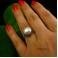 Pierścionki baśniowy pierścien z białą perłą,elficki,ozdobny