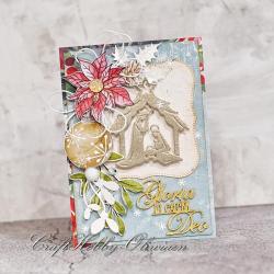 Boże Narodzenie,kartka,święta,stajenka - Kartki okolicznościowe - Akcesoria