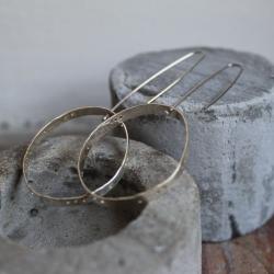 kolczyki srebro koła - Kolczyki - Biżuteria