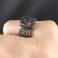 Pierścionki eudialit,srebrny pierścień,rzadki kamień