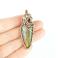 Wisiory wire wrapping,miedziany wisior,labradoryt