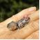 Pierścionki srebrny pierścionek z turmalinem arbuzowym