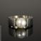 Pierścionki perła hodowana,minimalistyczny pierścionek srebrny