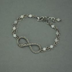 bransoletka,nieskończoność,wire wrapping - Bransoletki - Biżuteria