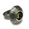 Pierścionki oliwin,srebrny zielony pierścionek z oczkiem