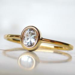 złoty pierścionek, - Pierścionki - Biżuteria