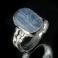 Pierścionki kyanit,srebrny pierścionek,nowoczesny,do jeansów