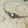 Naszyjniki asymetryczny srebrny naszyjnik z perłami