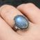 Pierścionki kamień księżycowy,srebrny regulowany pierścionek