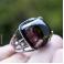 Pierścionki pierścionek z turmalinem arbuzowym