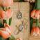 Naszyjniki tulipan elegancki naszyjnik,srebrny medalion