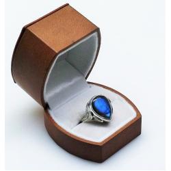 labradoryt niebieski,srrbro,biżuteria,pierścionek - Pierścionki - Biżuteria