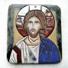 Ceramika i szkło Beata Kmieć,ikona ceramiczna,Jezus