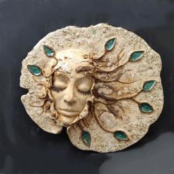 Maska,twarz,dekoracja - Ceramika i szkło - Wyposażenie wnętrz