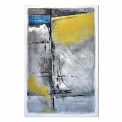 obraz abstrakcja,nowoczesny,żółty,niebieski - Obrazy - Wyposażenie wnętrz