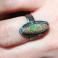 Pierścionki surowy pierścionek,boulder opal,fiolet