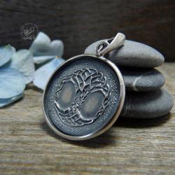 amulet,drzewo życia,srebrny - Naszyjniki - Biżuteria