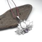 Lotus Flower - Inner peace - srebrny wisiorek