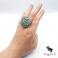 Pierścionki duży pierścionek,nietypowy pierścionek,zielony
