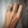 Pierścionki srebrny,pierścionek,z ammolitem,zaręczynowy