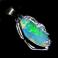 Wisiory opal,srebro,wisior z opalem z etiopii
