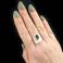 Pierścionki Ciekawy pierścień z czarnym opalem etiopskim