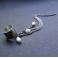Kolczyki srebrna nausznica,oryginalna,perła,na jedno ucho