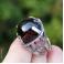 Pierścionki pierścionek z turmalinem arbuzowym