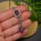 Wisiory wisiorek,wire wrapping,ametyst,stal chirurgiczna