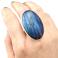 Pierścionki labradoryt duży kamień,niebieski pierścionek